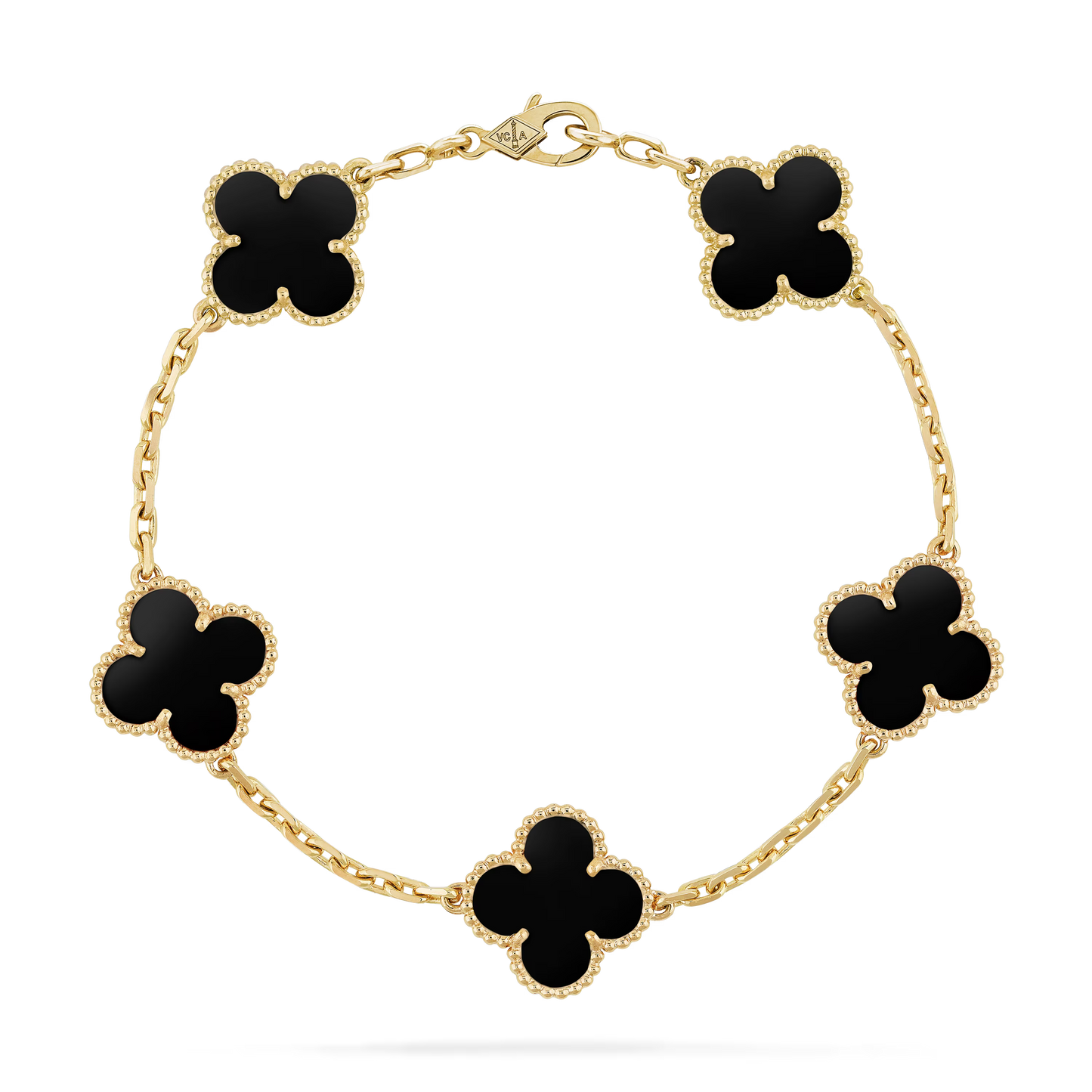 Clover Bracelet - Black Onyx
