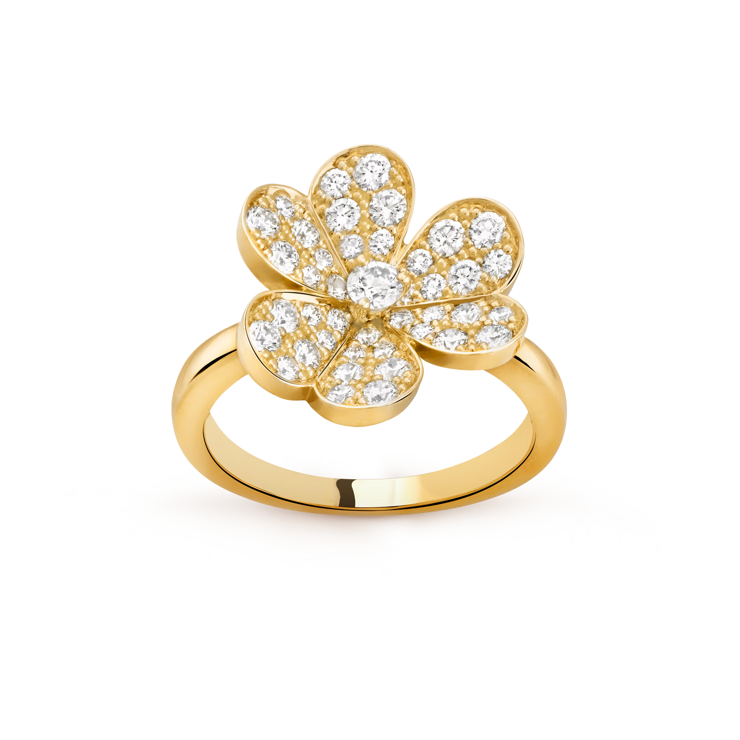 Bloom Ring – Moissanite Flower