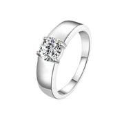1ct mens Moissanite ring