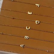 Individual letter necklace