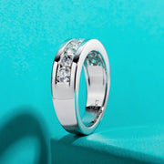 2.1ct mens Moissanite ring