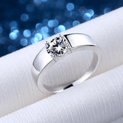 1ct mens Moissanite ring