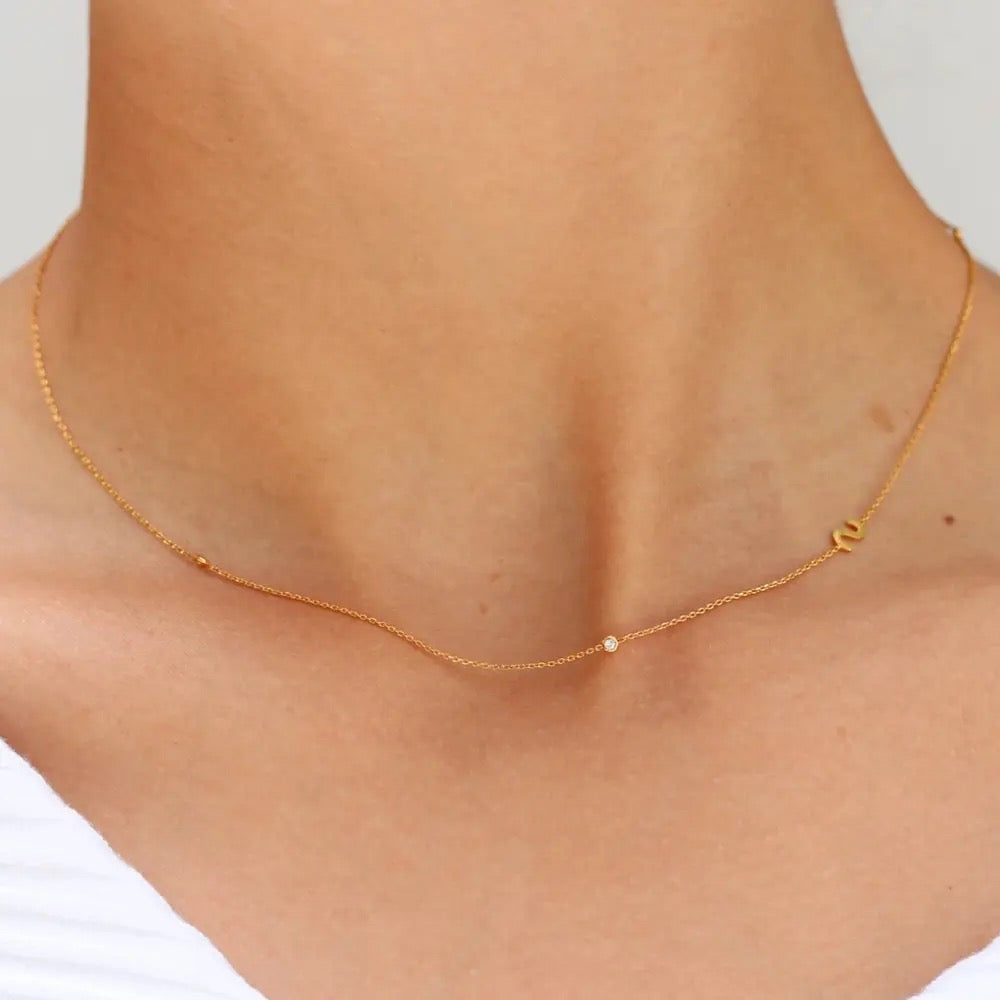 Individual letter necklace