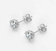 1ct moissanite earrings