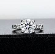 3.5ct pave moissanite