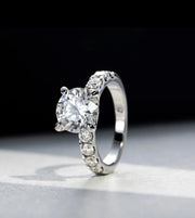 3.5ct pave moissanite