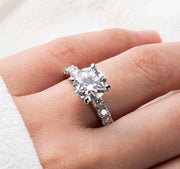 3.5ct pave moissanite