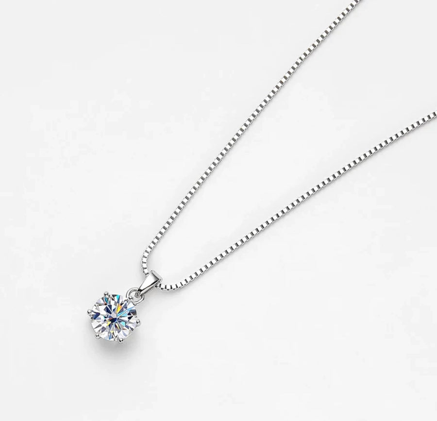 1ct Moissanite Pendant