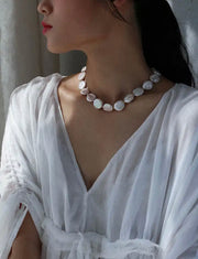 Baroque pearl necklace