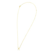 Large Letter Necklace – Custom Initial Pendant with Moissanite