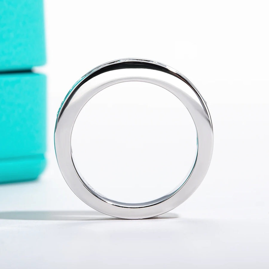 2.1ct mens Moissanite ring