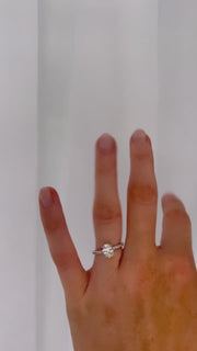 Eleanor – Moissanite Oval Bridal Set