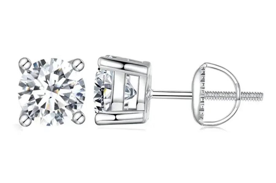 0.5ct Moissanite studs