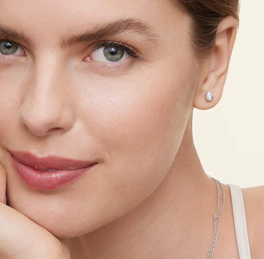 0.5ct Moissanite studs